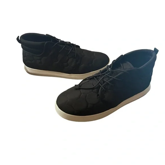 Sun + Stone Quilted Black Sneakers NEW Size 11.5 - Picture 4 of 7